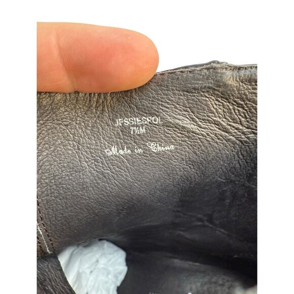 Donald J Pliner Jessiespol Western Couture Collection Ankle Boots Leather 7.5 - Picture 9 of 13